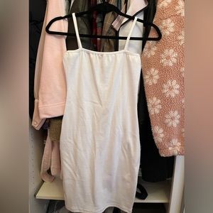 MissGuided White Midi Dress